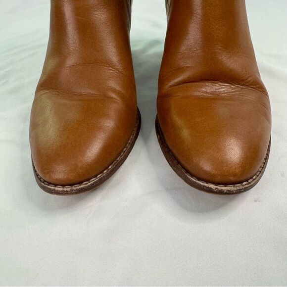 Madewell Regan Boot Size 9M Women Brown Leather Block Heel Cushioned Neutral - Picture 3 of 8